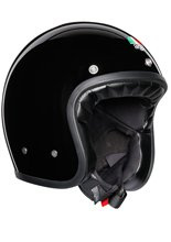 Kask otwarty AGV X70 czarny połysk