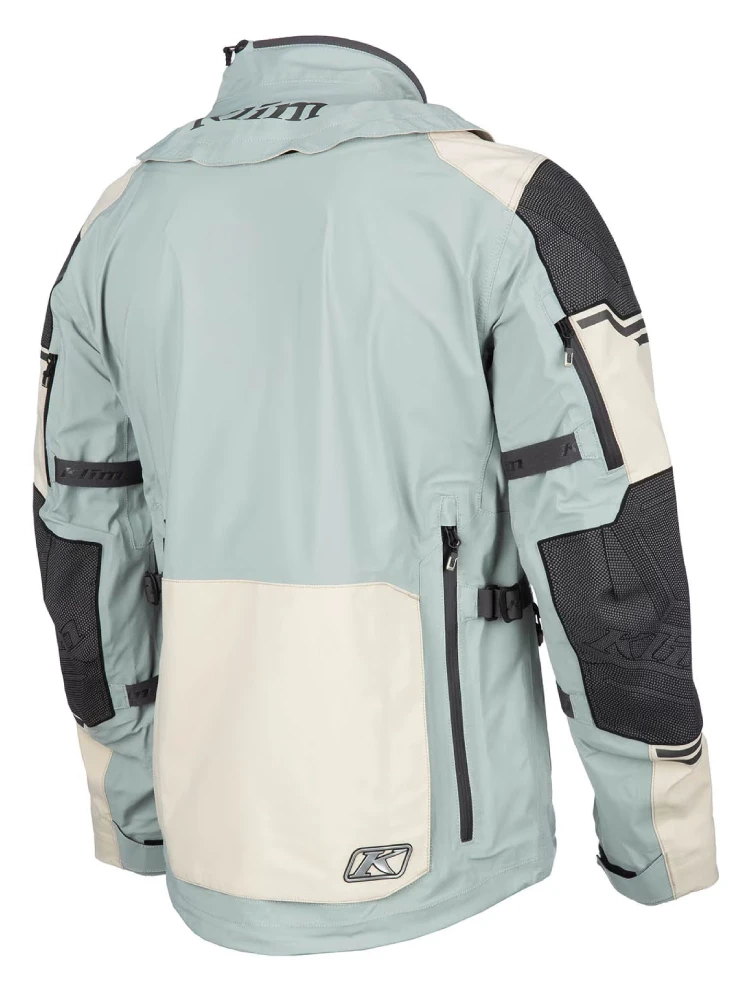 Kurtka motocyklowa tekstylna Klim Adventure Rally szaro-brązowa