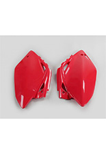 Osłony boczne tylne UFO do Hondy CRF 450R (05-06) czerwone