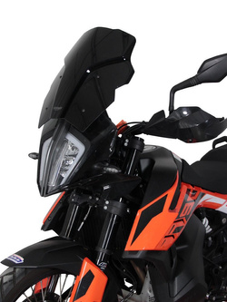 Szyba motocyklowa MRA Touring "TN" KTM Adventure 390/ 790 R/ 890 R (18-22) czarna
