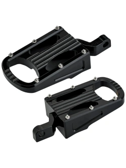Podnóżki motocyklowe Biltwell Punisher XL wybrane modele Harley-Davidson czarne