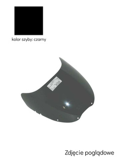 Szyba motocyklowa MRA Oryginalny kształt "O" Yamaha FZR 1000 Exup [89-90] czarna