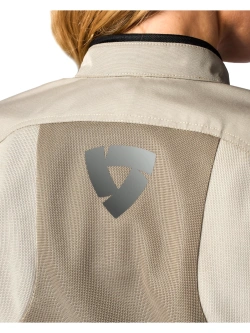 Kurtka motocyklowa damska tekstylna REV’IT! Torque 3 H2O brązowo-biała