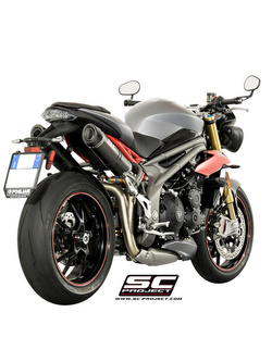 Tłumiki GP-TECH Slip-on SC-Project do Triumph SPEED TRIPLE 1050 S / R [16-17]
