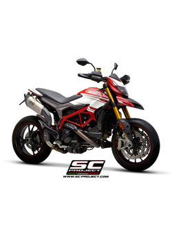 Tłumik SC-Project SC1-R Titanium / Carbon- Ducati Hypermotard 939 / SP [16-18]