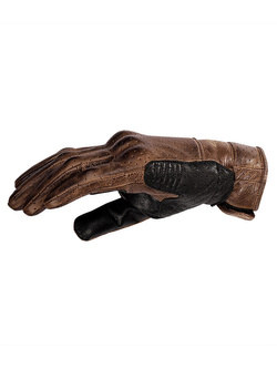 Rękawice motocyklowe skórzane 4SR Monster EVO brązowe