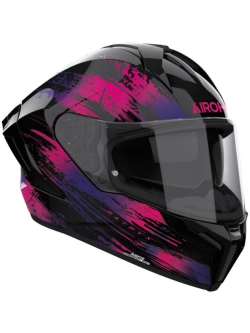 Kask integralny Airoh Matryx Reflex Violet czarno-różowy połysk