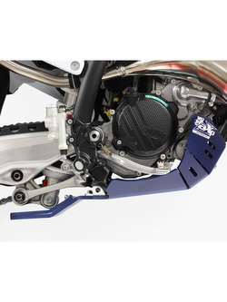Płyta pod silnik AXP Racing XtremHusqvarna TC125/ 150 (23-)/ TE125/ 150 (24-) z osłoną podnośnika niebieska