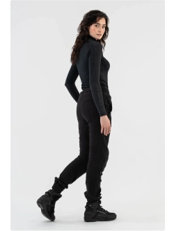 Spodnie motocyklowe damskie tekstylne Shima Joggsy czarne