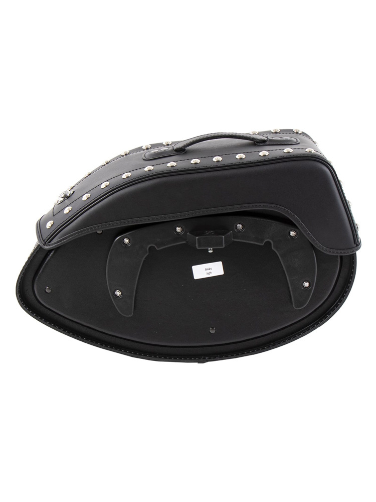 Sakwy skórzana lewa Hepco&Becker Ivory do montażu na stelażu C-Bow (pojemność: 21L) czarna