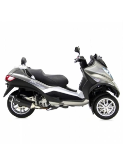 Pełny układ wydechowy LeoVince Nero czarny Piaggio (wybrane modele) [bez homologacji]