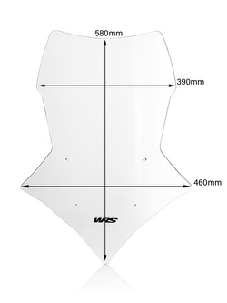 Szyba motocyklowa WRS Touring do Yamahy MT-09 Tracer/ GT (18-20), Tracer 9/ GT/ + (21-24) przezroczysta
