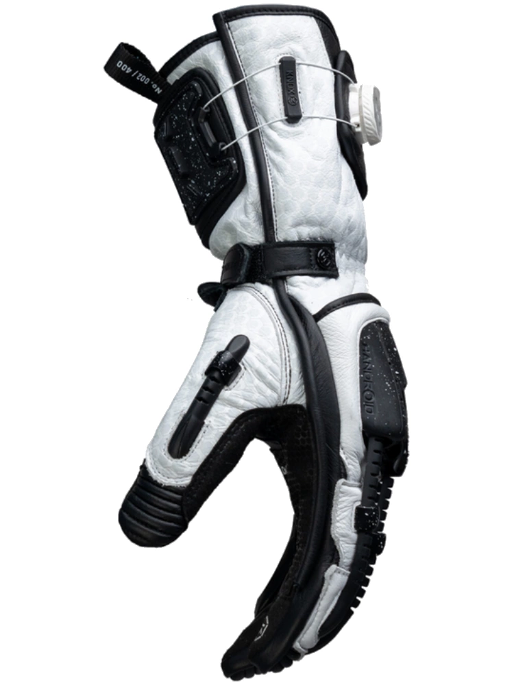 Rękawice motocyklowe Knox Handroid MK5 czarno-białe