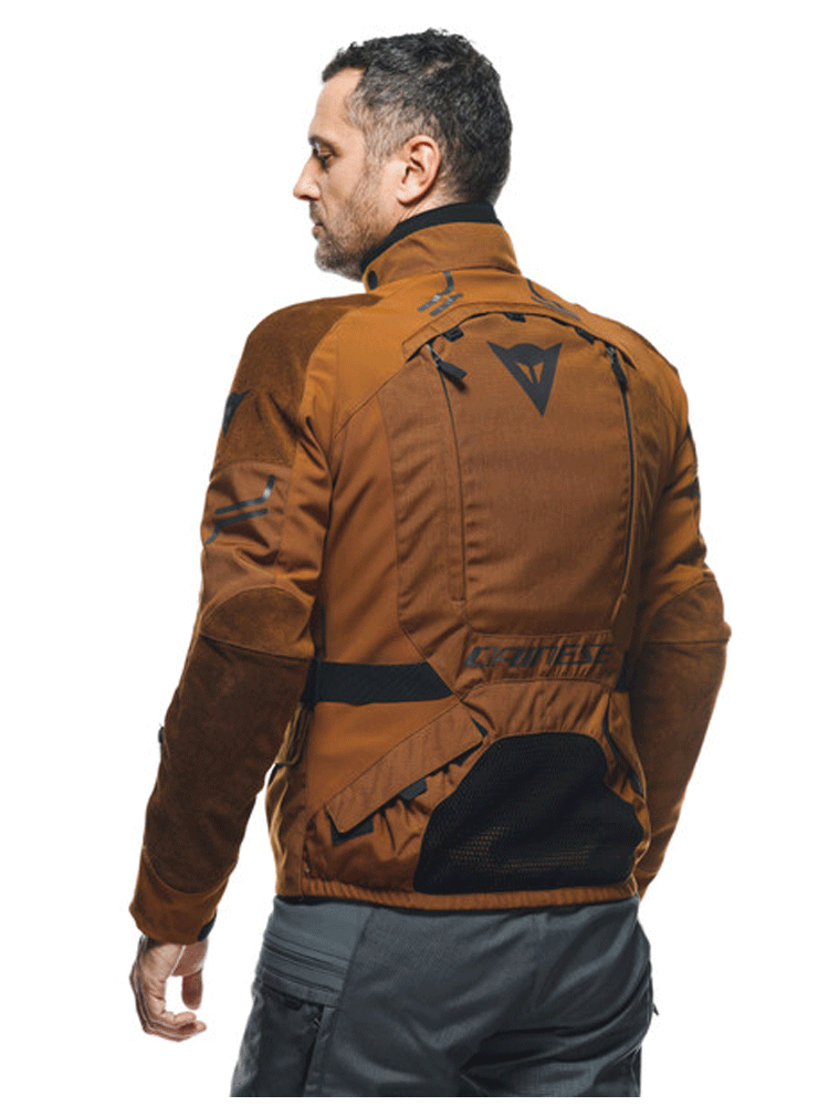 Kurtka motocyklowa tekstylna Dainese Springbok 3L AbsoluteShell brązowo-czarna
