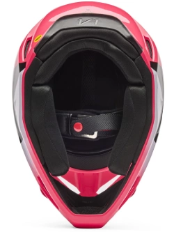 Kask enduro Fox V1 Shield czarno-różowy