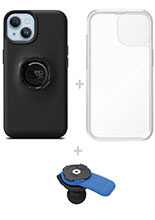 Zestaw: etui na telefon iPhone 14, wodoodporny pokrowiec oraz uchwyt kulowy Quad Lock