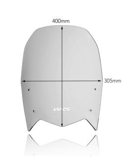 Szyba motocyklowa WRS Caponord Yamaha Tenere 700 (19-24) przyciemniana
