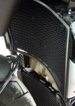 Zestaw osłon chłodnicy i chłodnicy oleju R&G aluminiowa do Ducati Streetfighter 1098 (09-) tytan