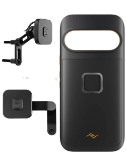 Zestaw na motocykl: etui Peak Design Mobile Gnar do smartfona Google Pixel 10 Pro XL z mocowaniem motocykla
