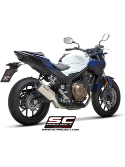 Tłumik motocyklowy SC-Project SC1-M Honda CB 500 X-F (21-24) tytan