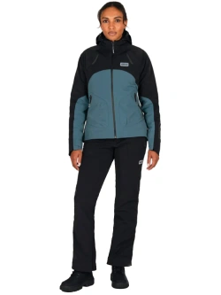 Kurtka przeciwdeszczowa damska Knox Modra czarno-niebieska