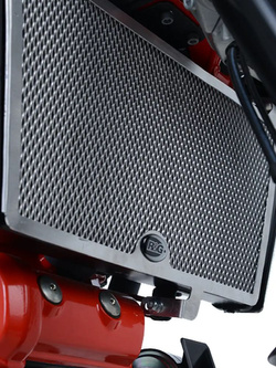 Osłona chłodnicy R&G aluminiowa do Aprilia Shiver 900 (17-22) czarna