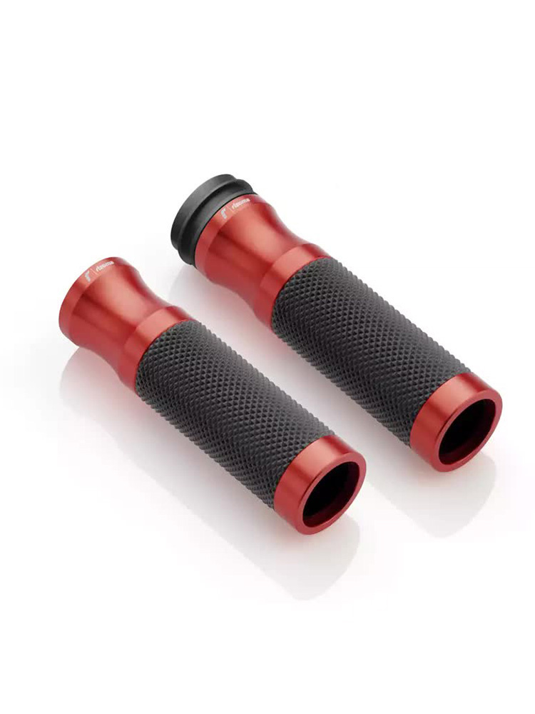Manetki motocyklowe Rizoma Sport (Ø 22 mm) czerwono-czarne