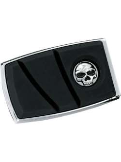 Nakładka na pedał hamulca Kuryakyn Zombie Harley Davidson (wybrane modele FL) czarno-srebrna