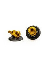 Rolki wahacza PUIG do motocykli BMW S1000 / Ducati Multistarda 950 / Honda / Kawasaki / Suzuki/Triumph Tiger (M8 - złote PRO)