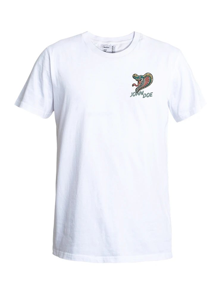 Koszulka motocyklowa John Doe Snake II biała