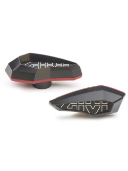 Crash pady ramy GIVI Triumph Street Triple 765 (17-20) czarno-czerwone [mocowanie w zestawie]