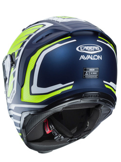 Kask integralny Caberg Avalon Forge matowy niebiesko-biało-żółty