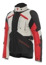 Kurtka motocyklowa tekstylna Dainese Gullfoss D-Dry szaro-czarno-czerwona