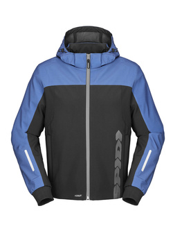 Bluza motocyklowa Spidi Hoodie H2Out II czarno-niebieska