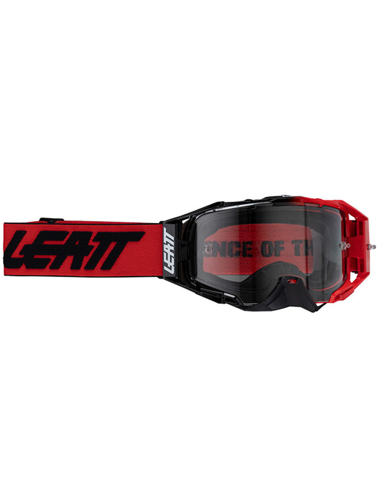 Gogle motocyklowe z fotochromatyczną szybą Leatt Velocity 6.5 Photochromic czerwone