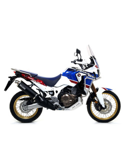 Tłumik Arrow Honda CRF1000L Africa Twin Adventure Sports [18-19], CRF1000L Africa Twin [16-19] [Maxi Race-Tech, Dark Aluminium + Stainless steel]