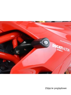 Crash pady Aero R&G do Ducati Supersport / S (17-20) (bez wiercenia) białe