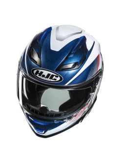Kask integralny HJC F71 Catos niebiesko-biały