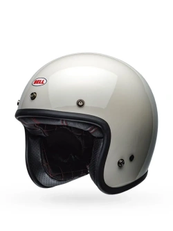 Kask otwarty Bell Custom 500 Solid Vintage biały