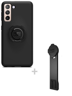 Zestaw: etui na telefon Samsung Galaxy S21 oraz adapter do statywu Quad Lock