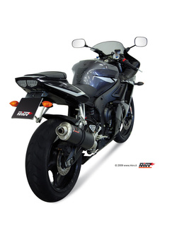 Tłumik motocyklowy Slip-On Line (Oval) MIVV do Yamaha YZF 600 R6 (03-05) carbon