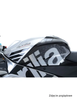 Tankpady antypoślizgowe boczne R&G Aprilia (wybrane modele) 4 części czarny