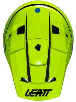 Kask enduro Leatt Moto 3.5 z goglami szaro-czarnymi-fluo