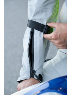 Kurtka motocyklowa tekstylna damska Klim Altitude szaro-fluo żółta