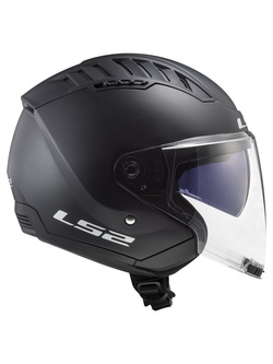 Kask otwarty LS2 OF600 Copter II Solid czarny matowy