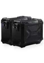 Zestaw: kufry boczne TRAX ADV + stelaże PRO SW-Motech Ducati Multistrada V2/ S (12,13,14) (24-) czarne [poj.: 2 x 45 L]