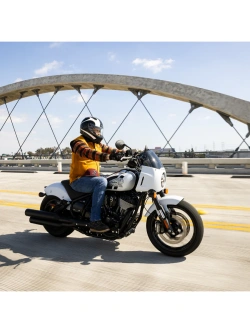 Kask integralny Biltwell Lane Splitter Flames czarno-biały