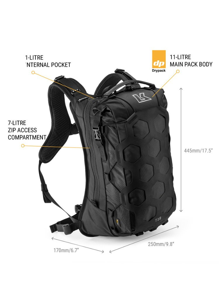 Plecak motocyklowy Trail 18 Kriega lime