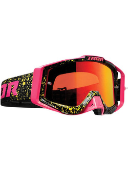 Gogle motocyklowe Thor Sniper PRO czarno-różowe