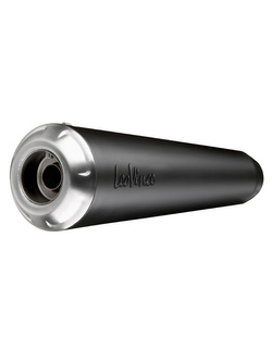 Tłumik motocyklowy LeoVince Classic Racer [Slip-On, Stainless Steel] do Royal Enfield Meteor 350/ Classic 350 (21-24) czarny